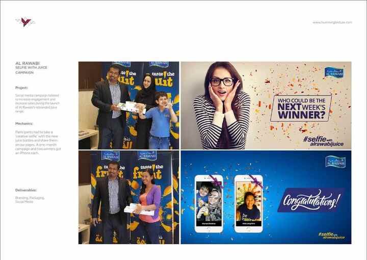 Al Rawabi digital campaign grid