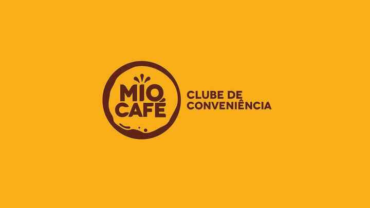 Mio Café logo and convenience-club signature