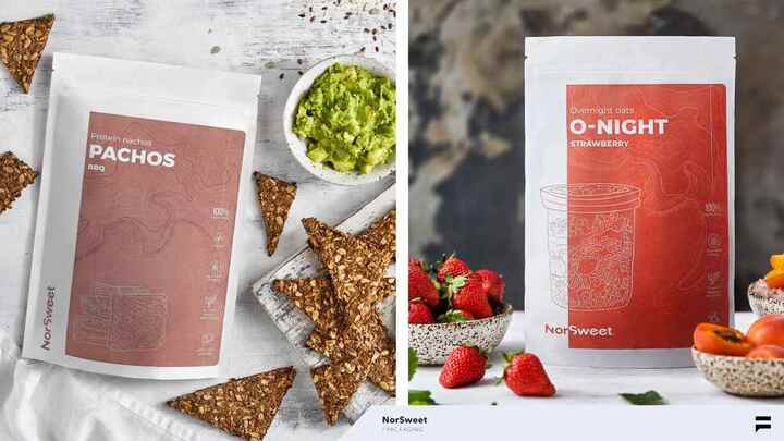 NorSweet packaging architecture across flavours